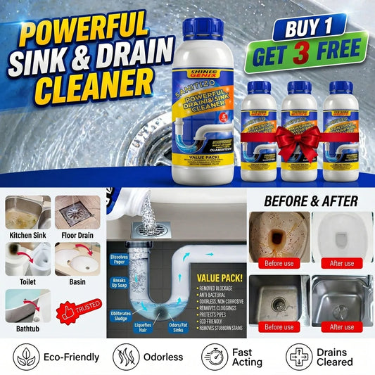 The Powerful Sink & Drain Cleaner - Buy 1 Get 3 Free